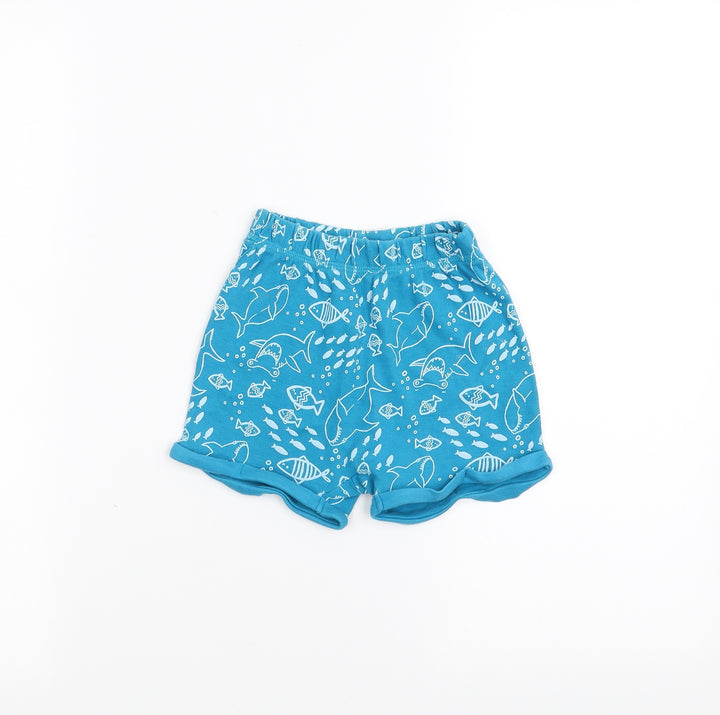 George Baby Blue   Cropped Trousers Size 24 Months