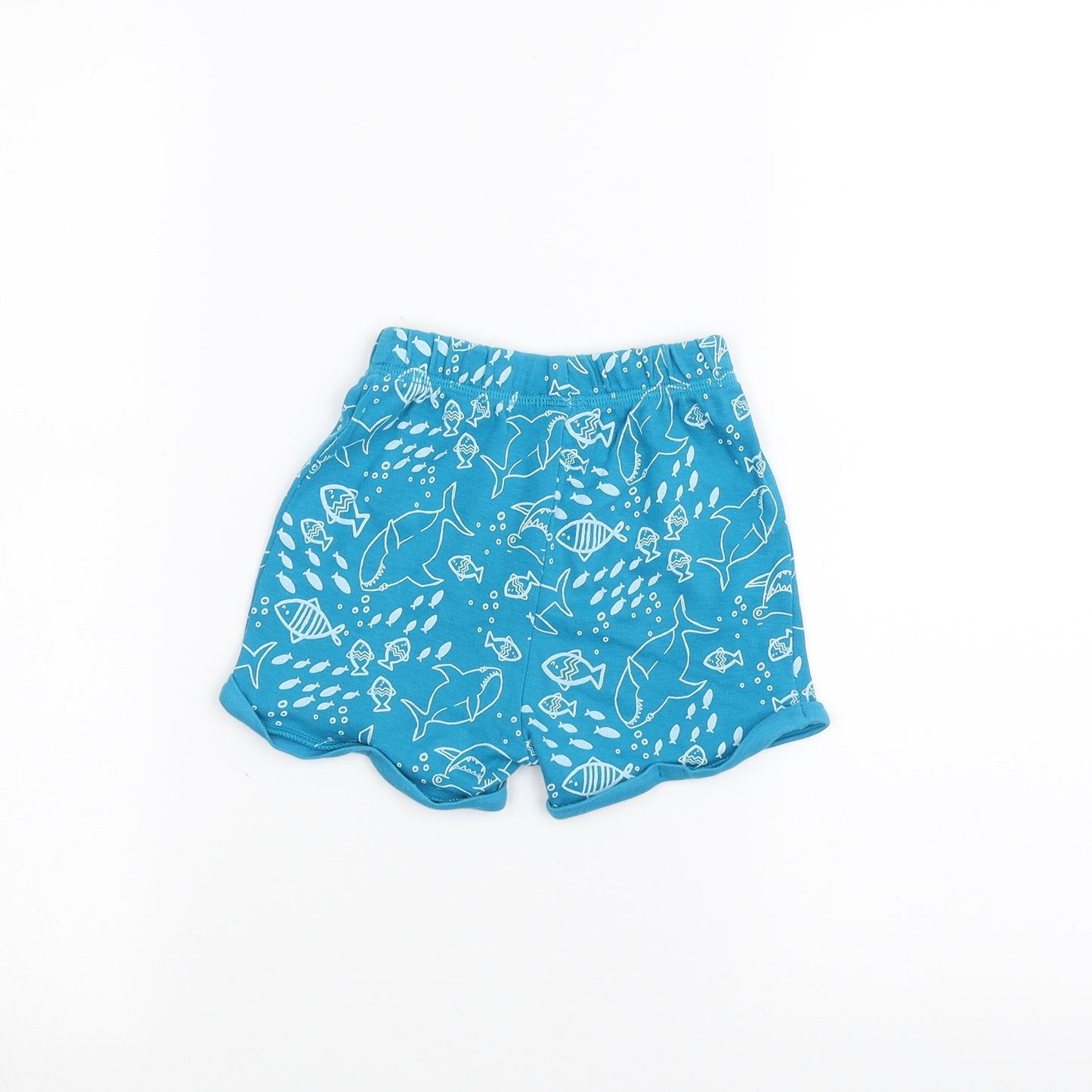 George Baby Blue   Cropped Trousers Size 24 Months