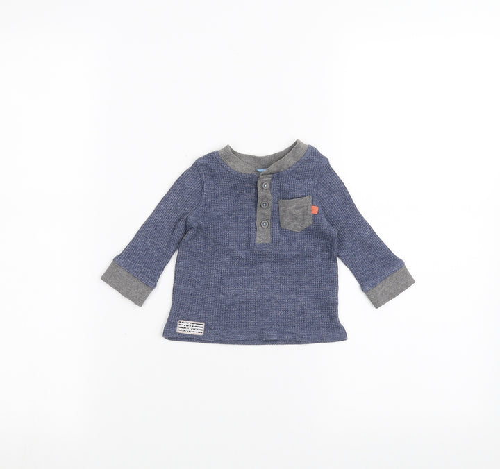 George Baby Blue Basic T-Shirt Size 0-3 Months