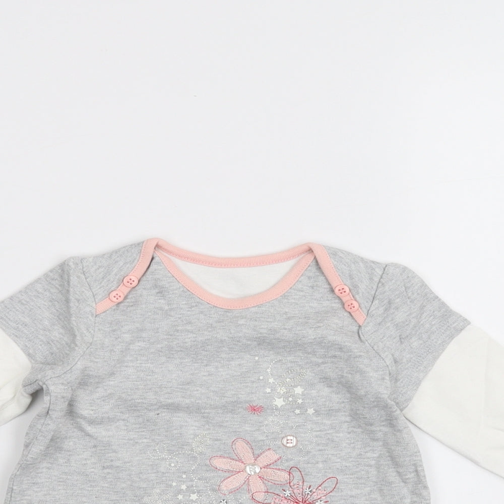 George Baby Grey   Basic T-Shirt Size 9-12 Months