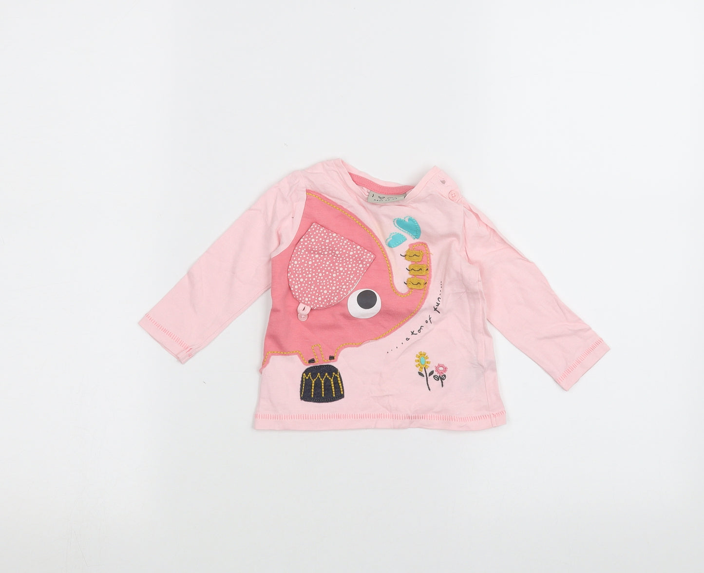 NEXT Baby Pink   Basic T-Shirt Size 3-6 Months