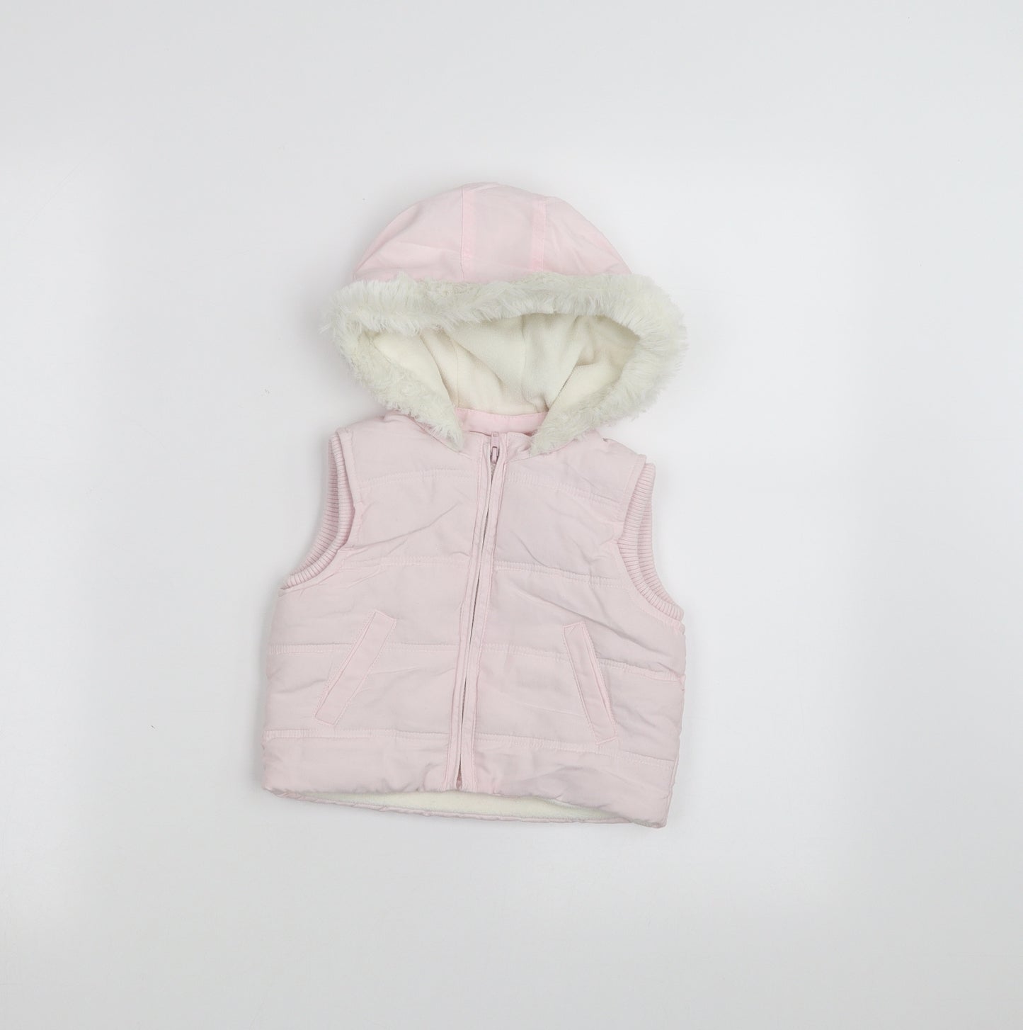 Matalan Baby Pink   Parka Coat Size 6-9 Months
