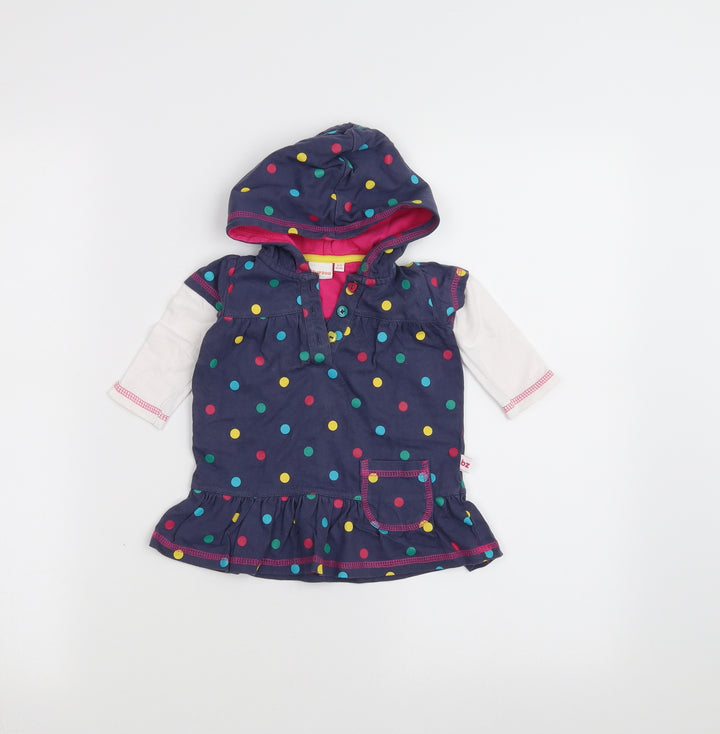 debinhams Baby Blue   A-Line  Size 0-3 Months  - Hooded