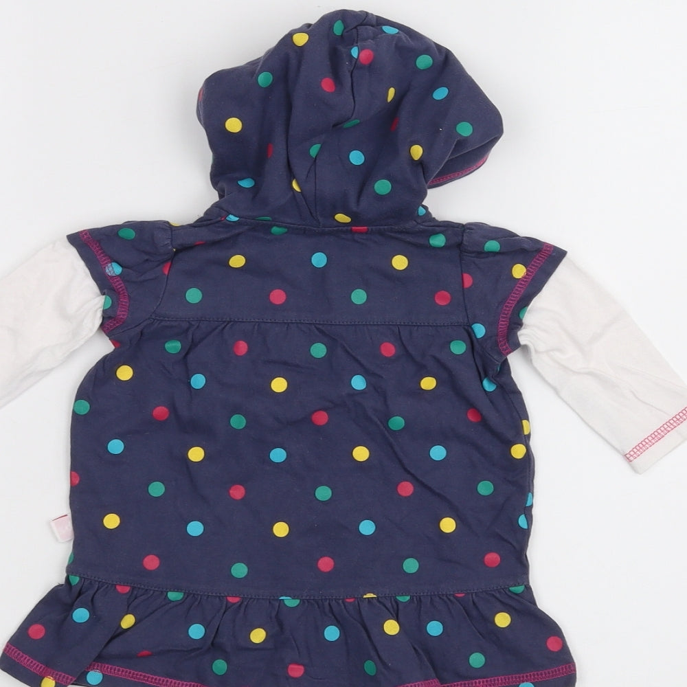 debinhams Baby Blue   A-Line  Size 0-3 Months  - Hooded