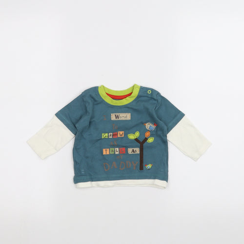 George Baby Blue   Basic T-Shirt Size 3-6 Months