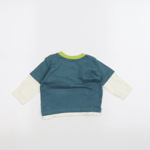 George Baby Blue   Basic T-Shirt Size 3-6 Months
