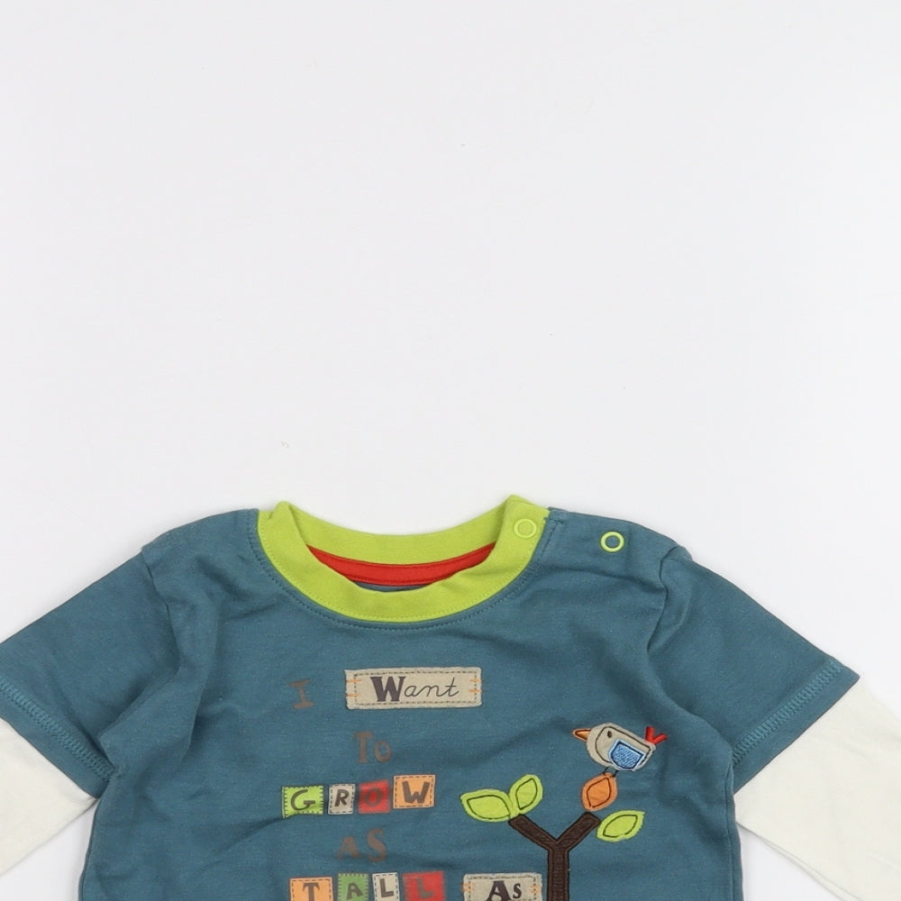 George Baby Blue   Basic T-Shirt Size 3-6 Months