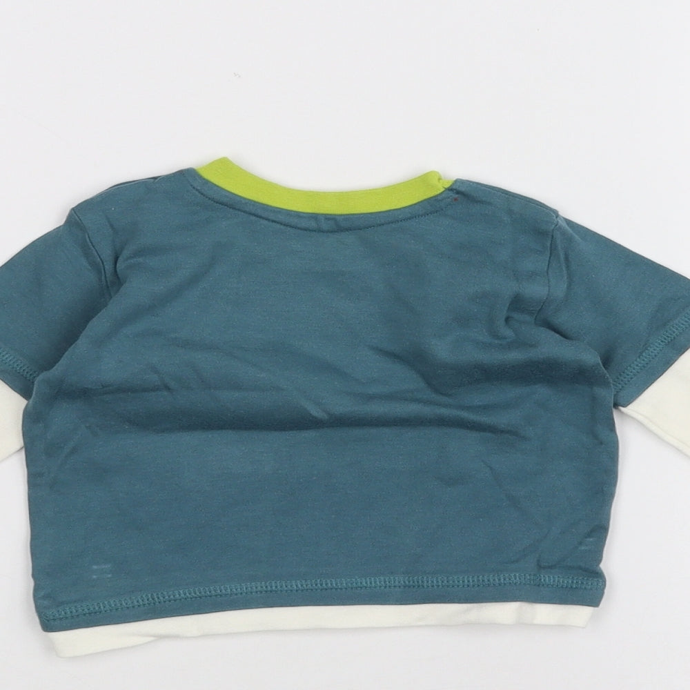 George Baby Blue   Basic T-Shirt Size 3-6 Months