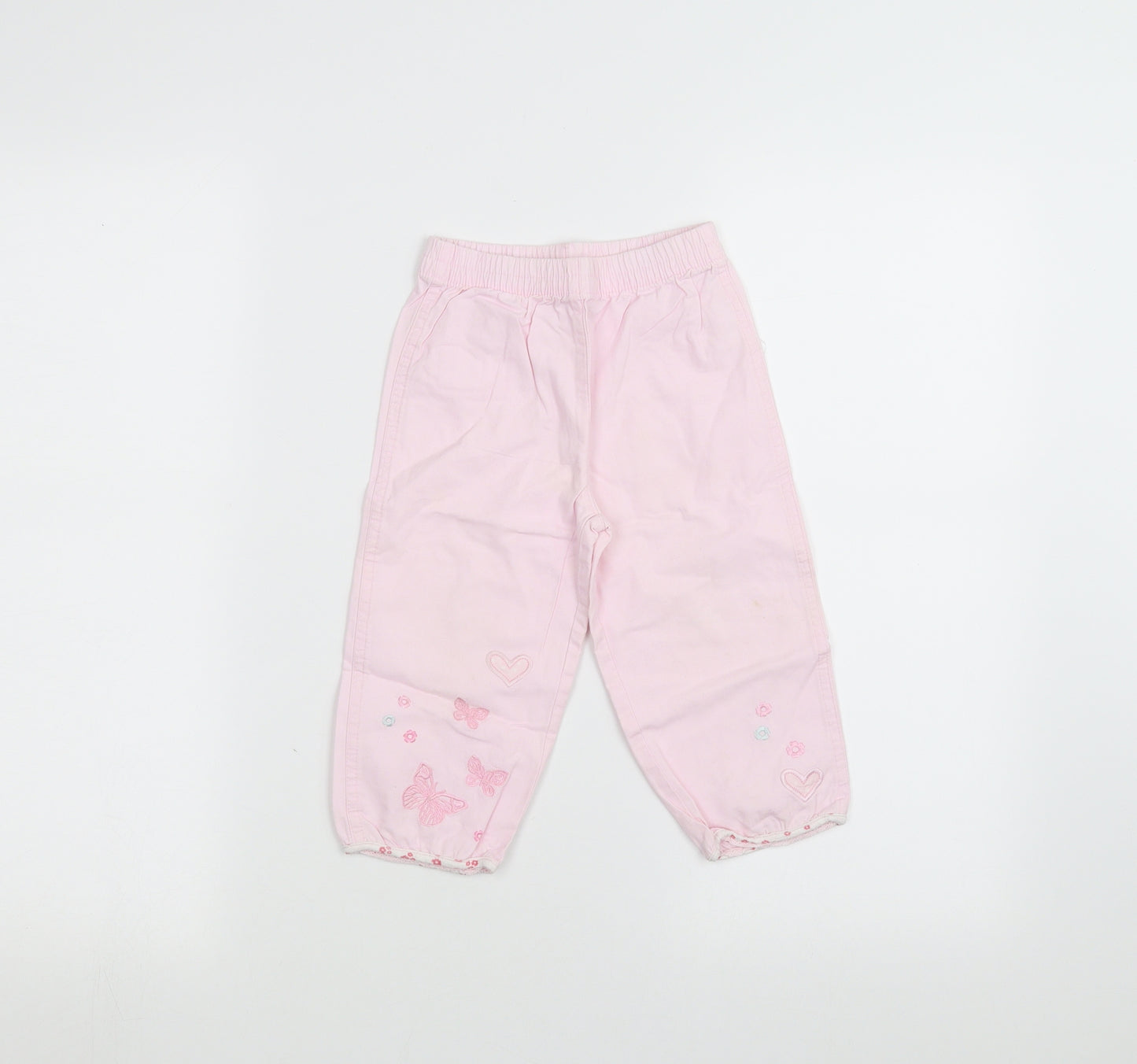 Matalan Baby Pink   Sweatpants Trousers Size 12-18 Months