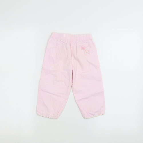 Matalan Baby Pink   Sweatpants Trousers Size 12-18 Months