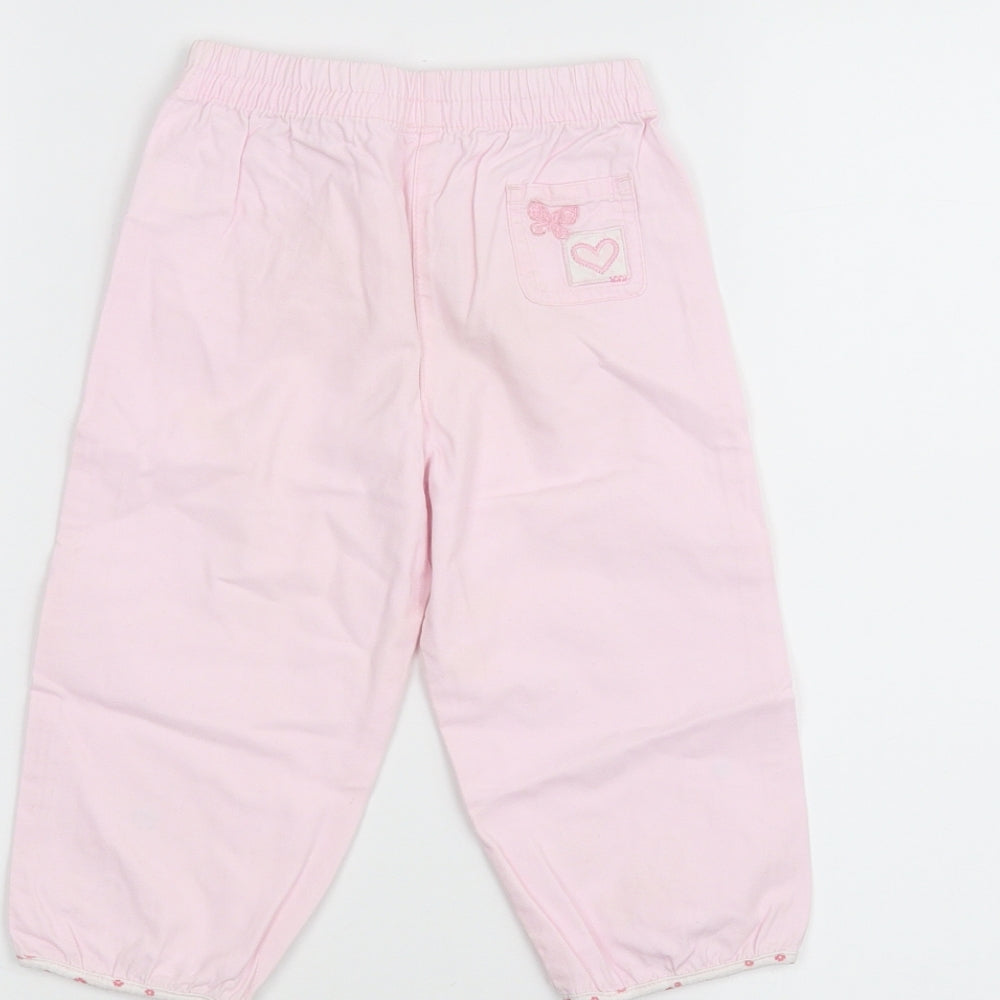 Matalan Baby Pink   Sweatpants Trousers Size 12-18 Months
