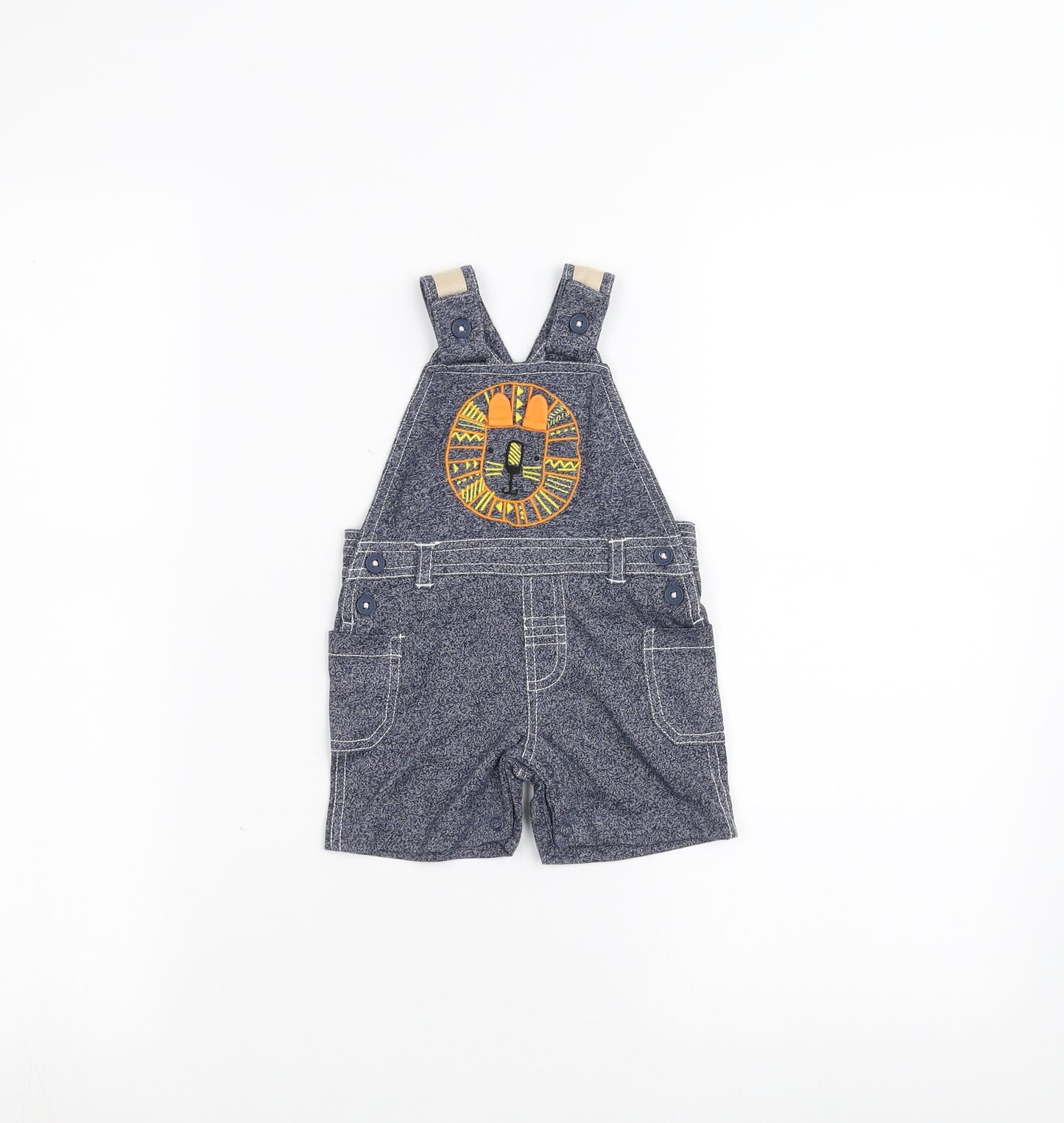 Nutmeg Baby Blue   Dungaree One-Piece Size 0-3 Months