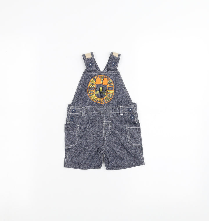 Nutmeg Baby Blue   Dungaree One-Piece Size 0-3 Months