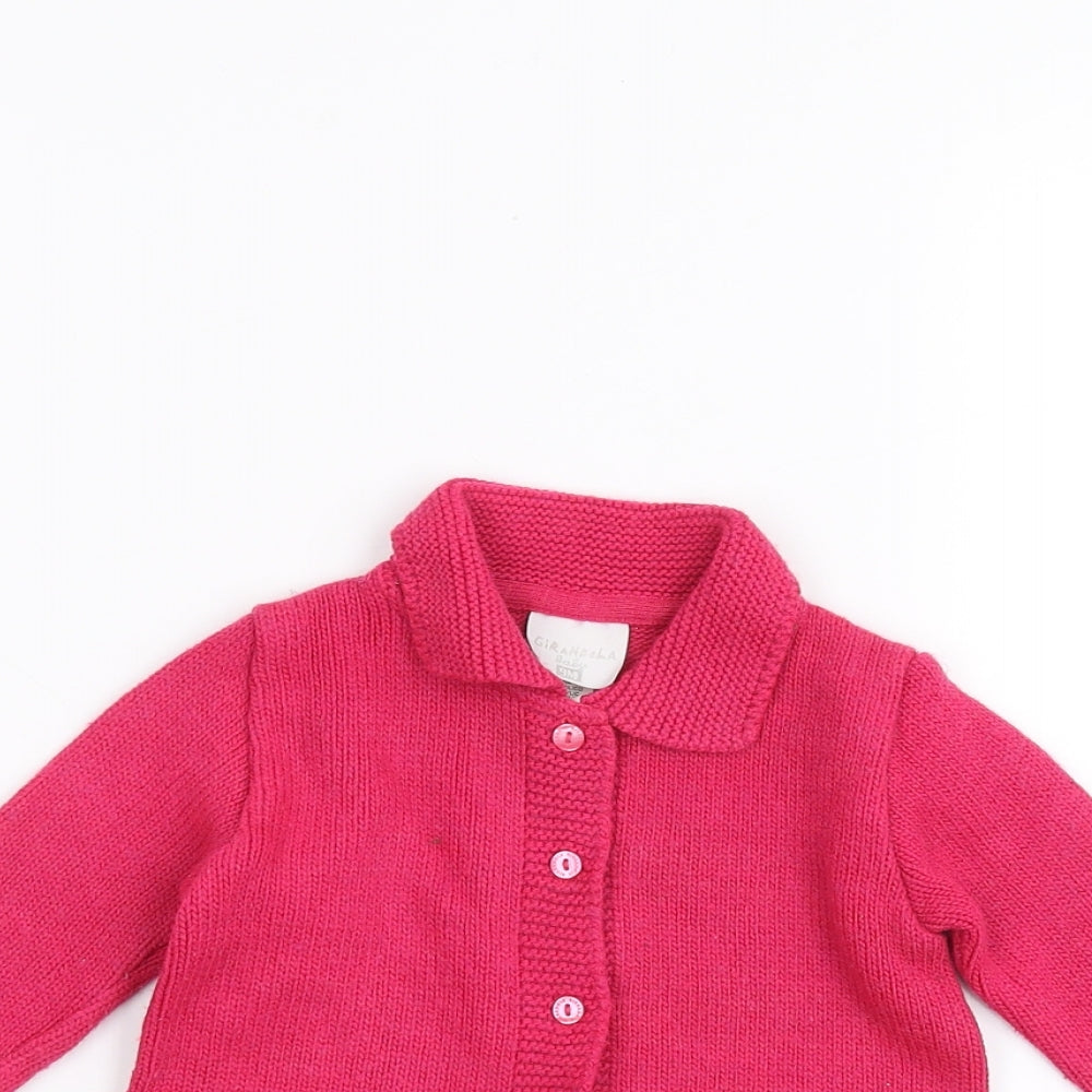 Girandola Baby Pink   Jacket Coatigan Size 9-12 Months