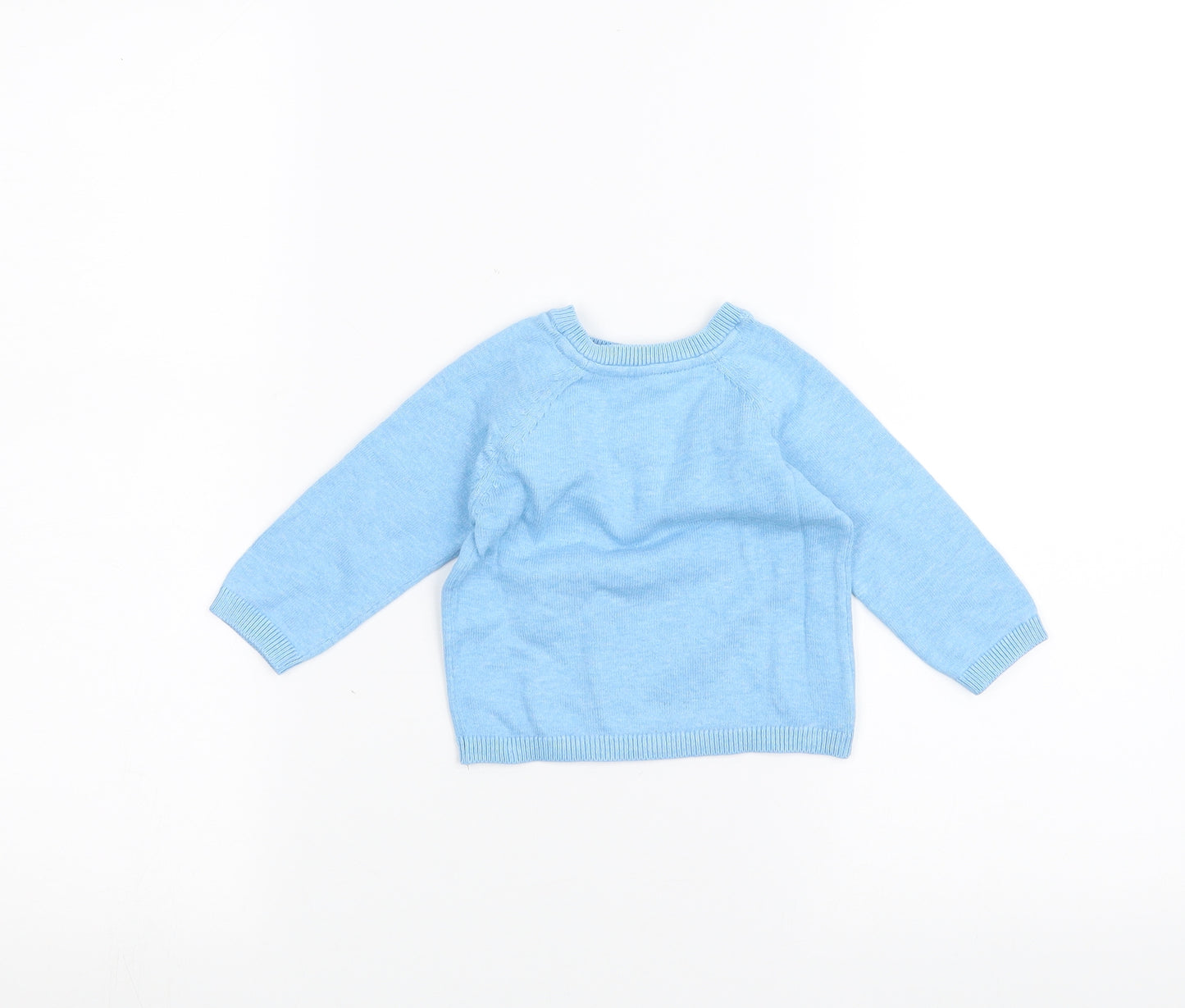 Marks and Spencer Baby Blue   Pullover Jumper Size 3-6 Months