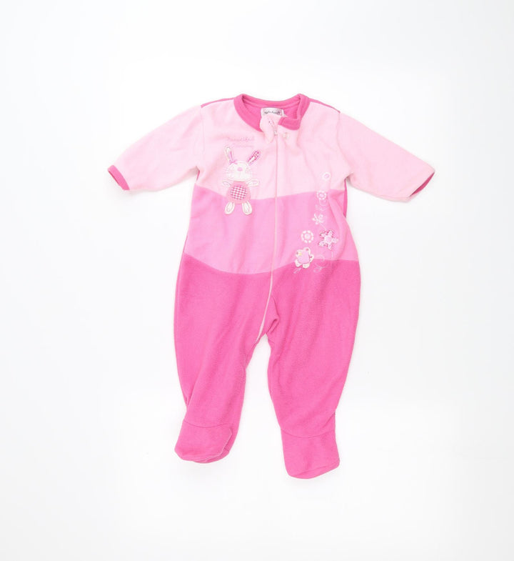 Earlydays Baby Pink Babygrow One-Piece Size 6-9 Months