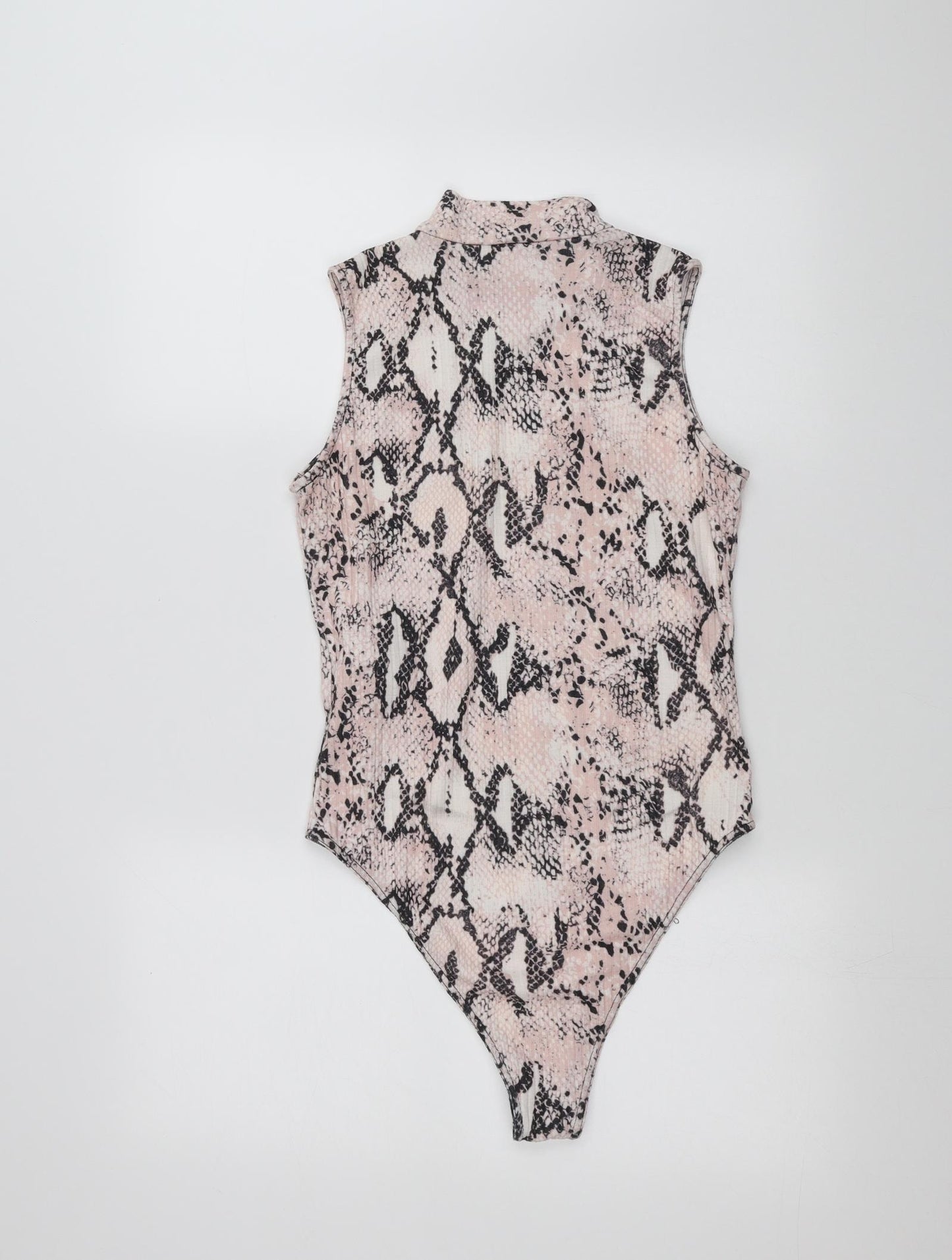 New Look Womens Pink   Bodysuit One-Piece Size 12