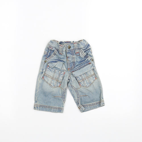 NEXT Baby Blue  Denim Rain Trousers Jeans Size 3-6 Months