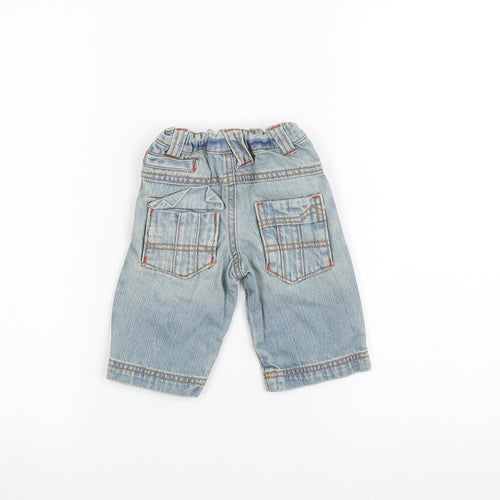 NEXT Baby Blue  Denim Rain Trousers Jeans Size 3-6 Months