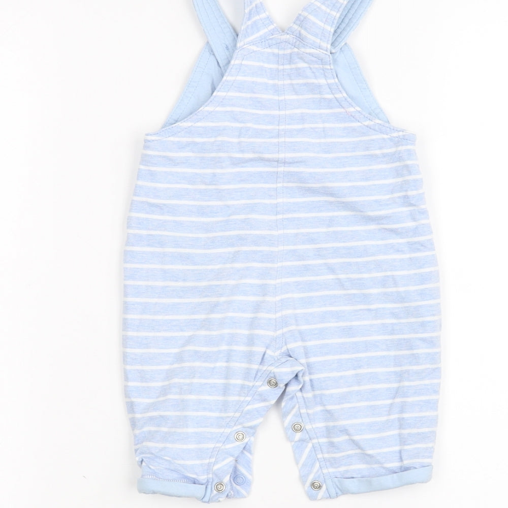 NEXT Baby Blue Striped  Babygrow One-Piece Size 0-3 Months