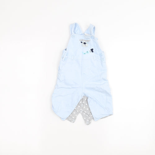 Mini Club Baby Blue   Babygrow One-Piece Size 3-6 Months