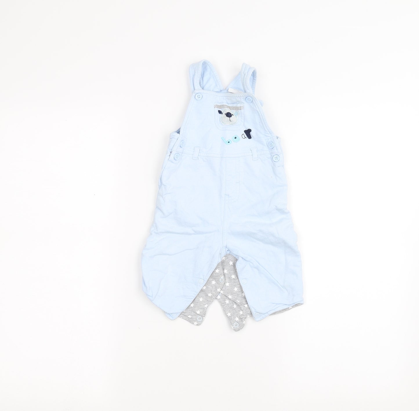 Mini Club Baby Blue   Babygrow One-Piece Size 3-6 Months
