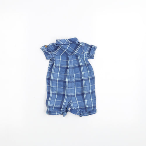 Matalan Baby Blue   Babygrow One-Piece Size 0-3 Months