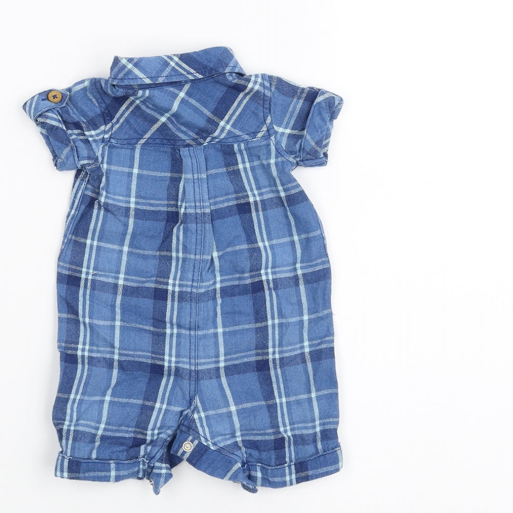 Matalan Baby Blue   Babygrow One-Piece Size 0-3 Months