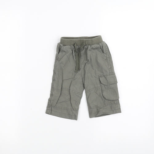 Preworn Baby Green   Cargo Trousers Size 3-6 Months