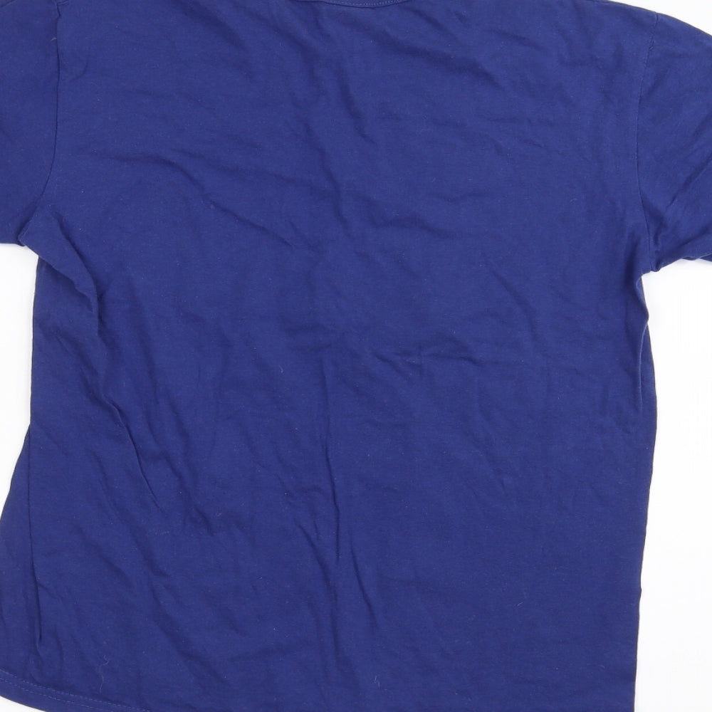 Preworn Mens Blue    T-Shirt Size S