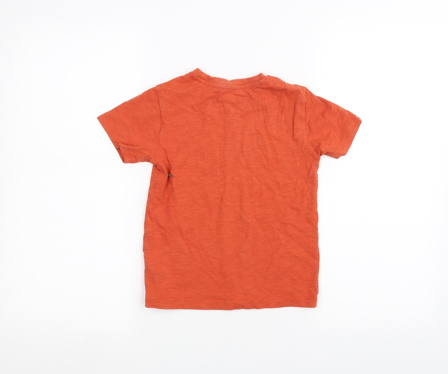 NEXT Girls Orange   Basic T-Shirt Size 5 Years
