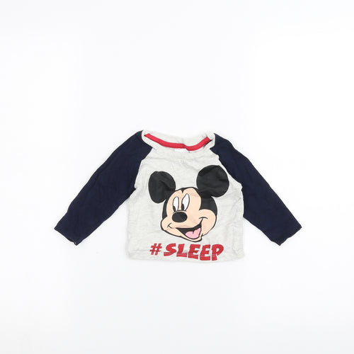 Disney Baby White   Basic T-Shirt Size 6-9 Months  - minnie mouse