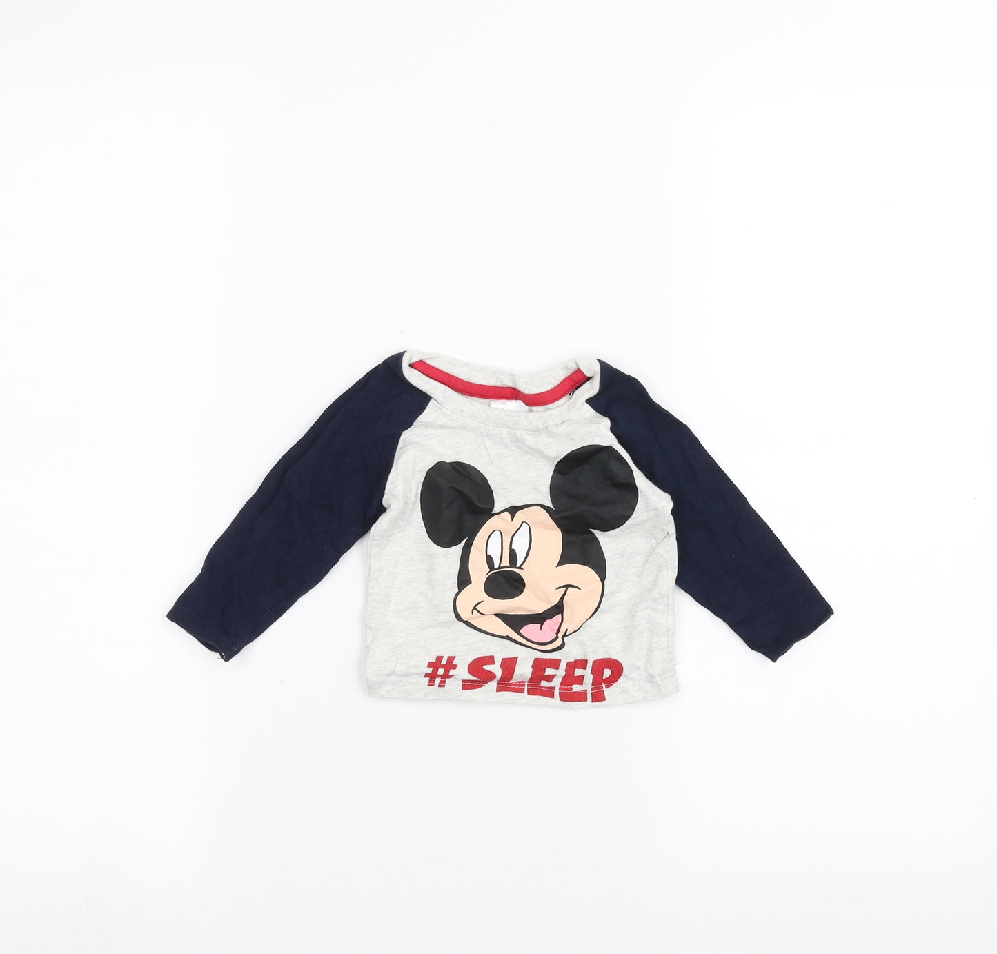Disney Baby White   Basic T-Shirt Size 6-9 Months  - minnie mouse