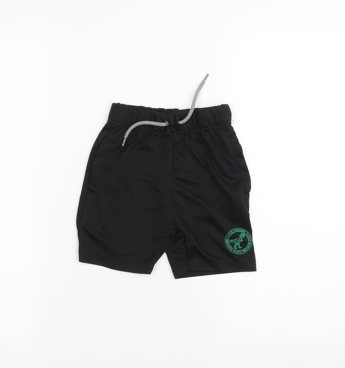 pep & Co Boys Black   Sweat Shorts Size 4-5 Years