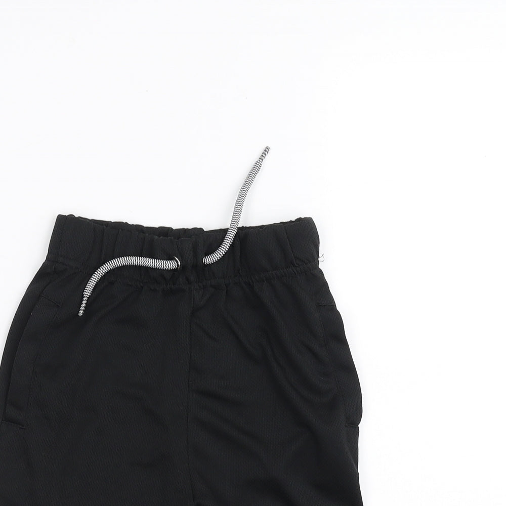 pep & Co Boys Black   Sweat Shorts Size 4-5 Years