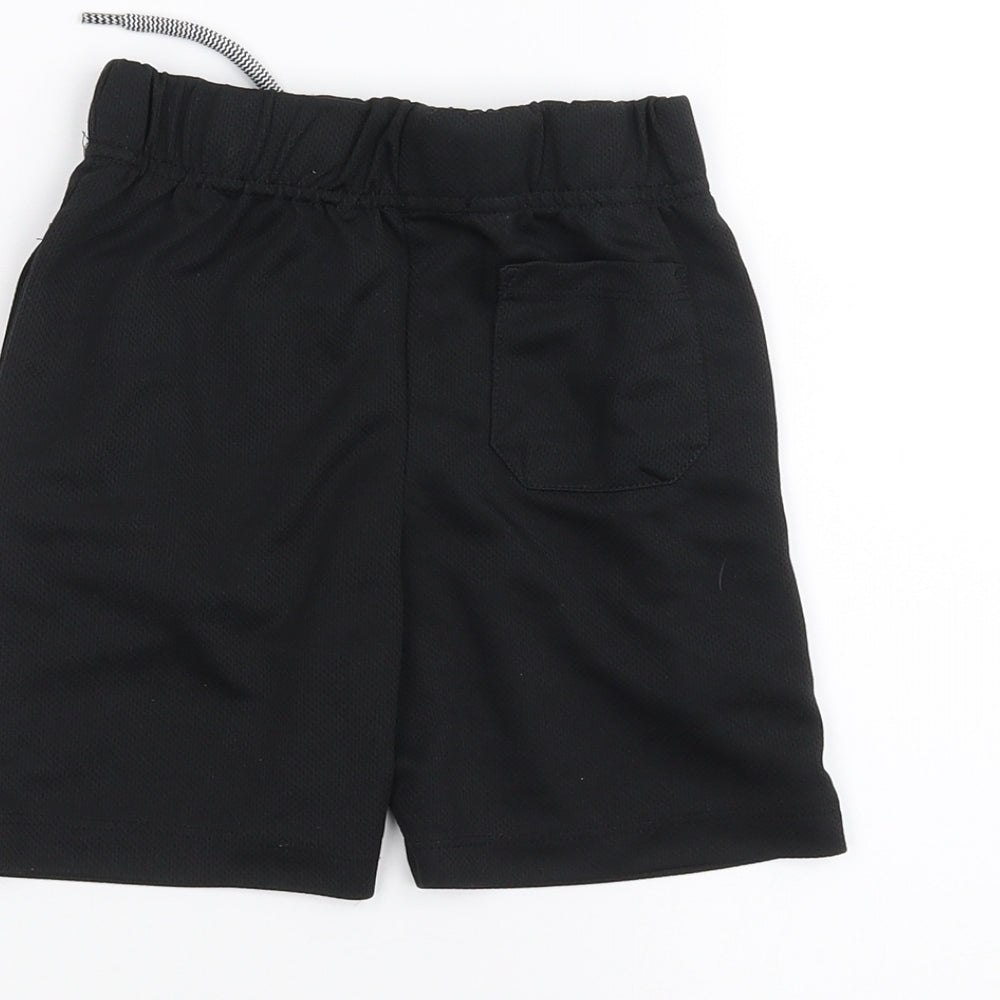pep & Co Boys Black   Sweat Shorts Size 4-5 Years