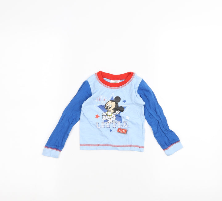 Disney Baby Blue Basic T-Shirt Size 6-9 Months