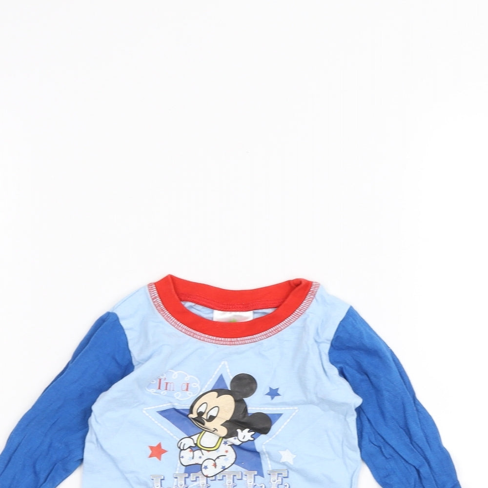 Disney Baby Blue   Basic T-Shirt Size 6-9 Months