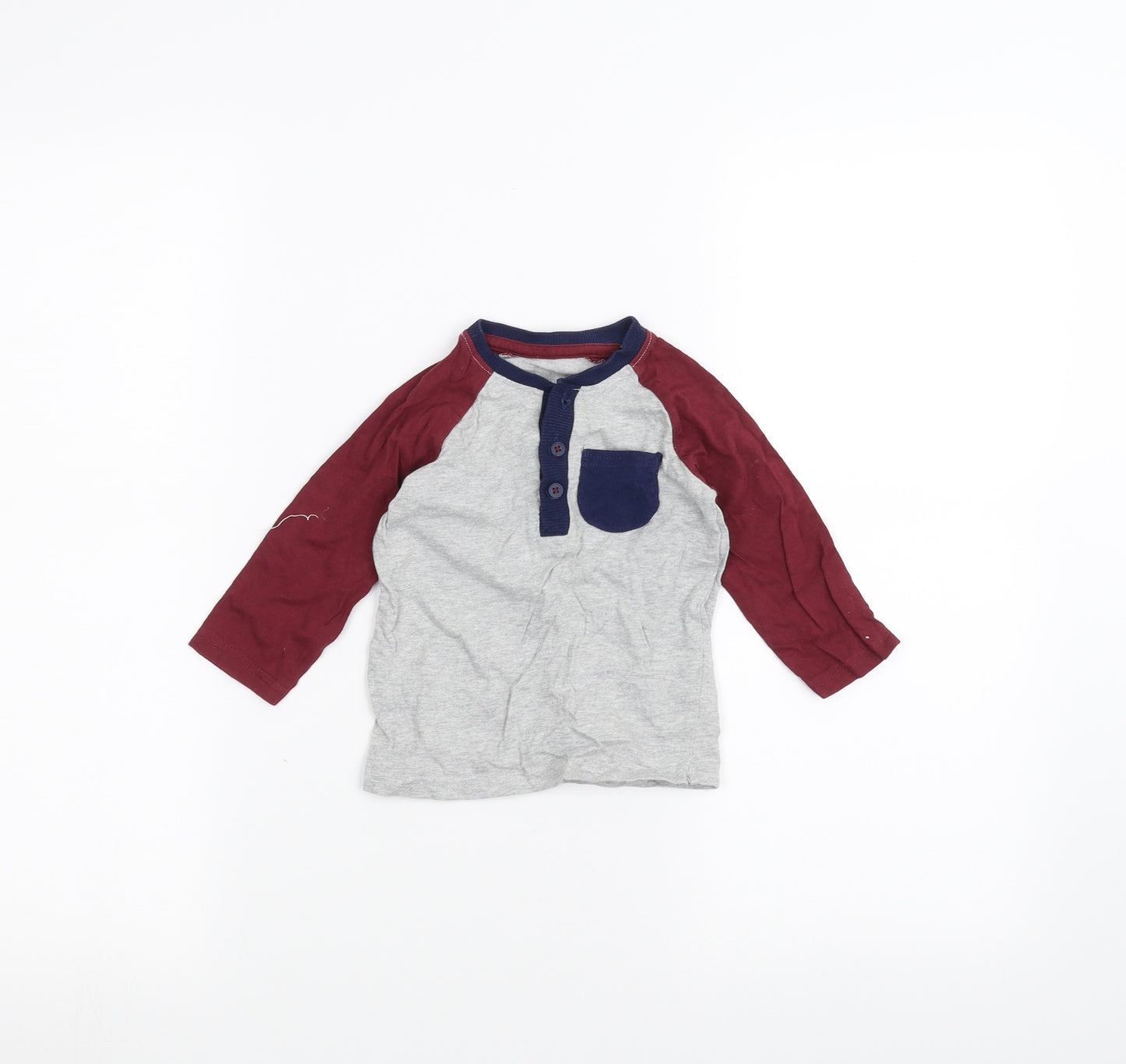 George Baby Grey   Basic T-Shirt Size 6-9 Months