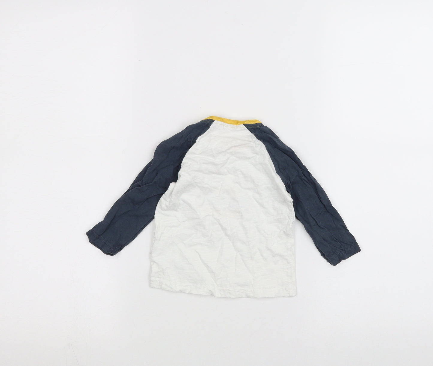 George Baby White   Basic T-Shirt Size 6-9 Months  - BATMAN