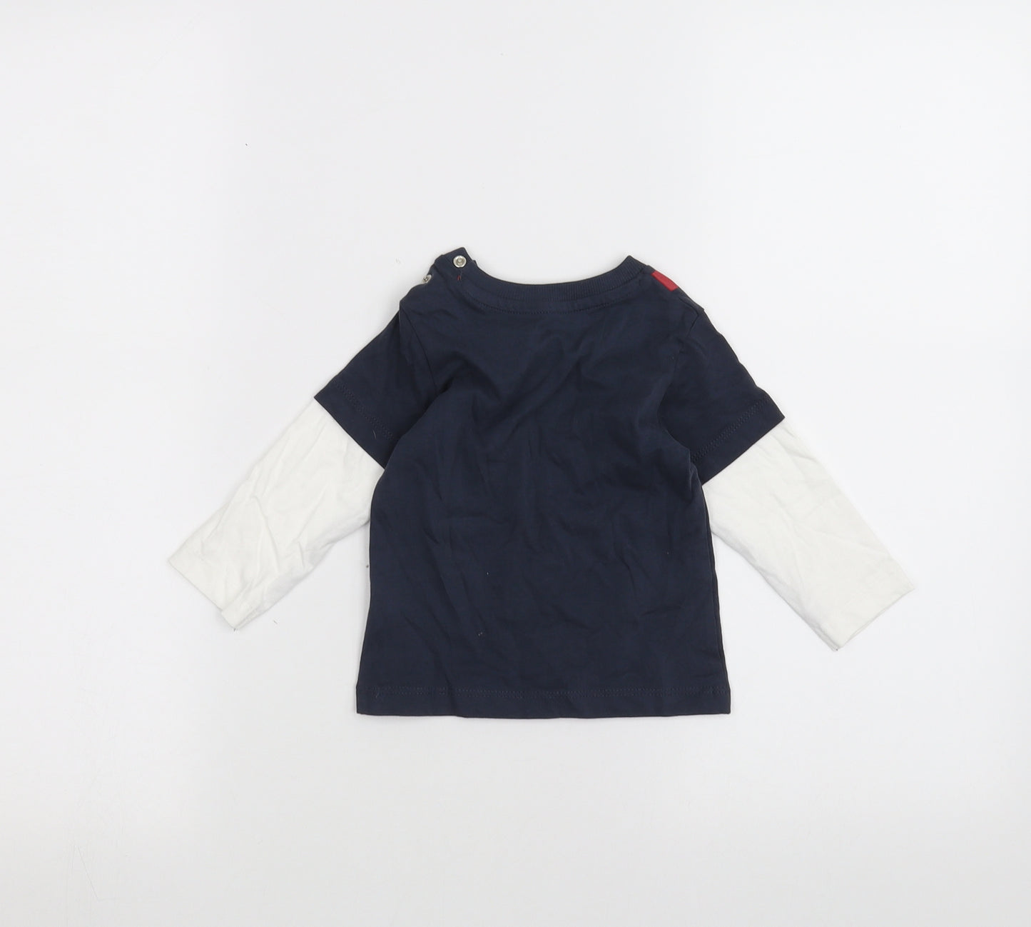 Nutmeg Baby Blue   Basic T-Shirt Size 6-9 Months