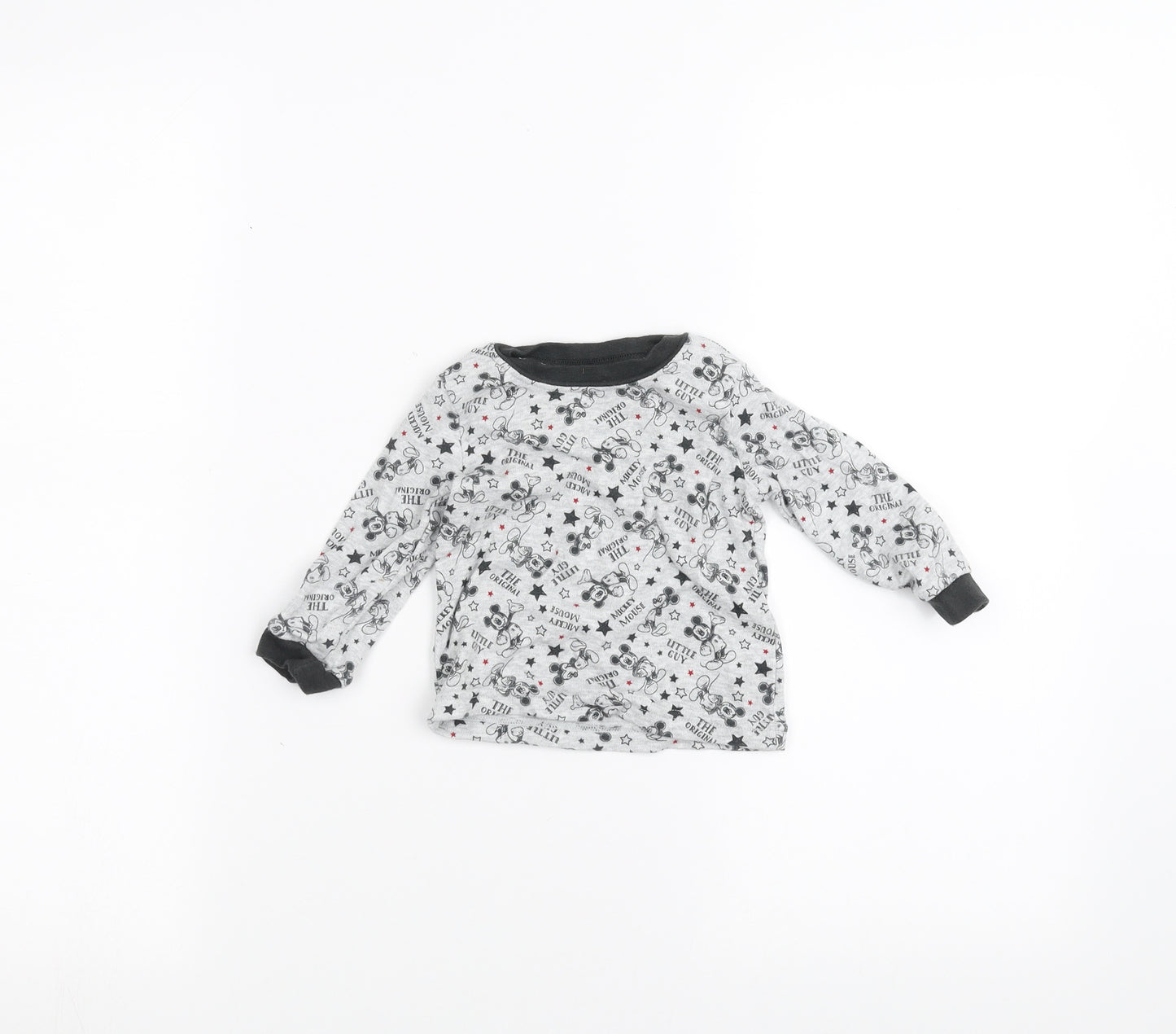 George Baby Grey   Basic T-Shirt Size 6-9 Months  - minnie mouse