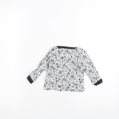 George Baby Grey   Basic T-Shirt Size 6-9 Months  - minnie mouse