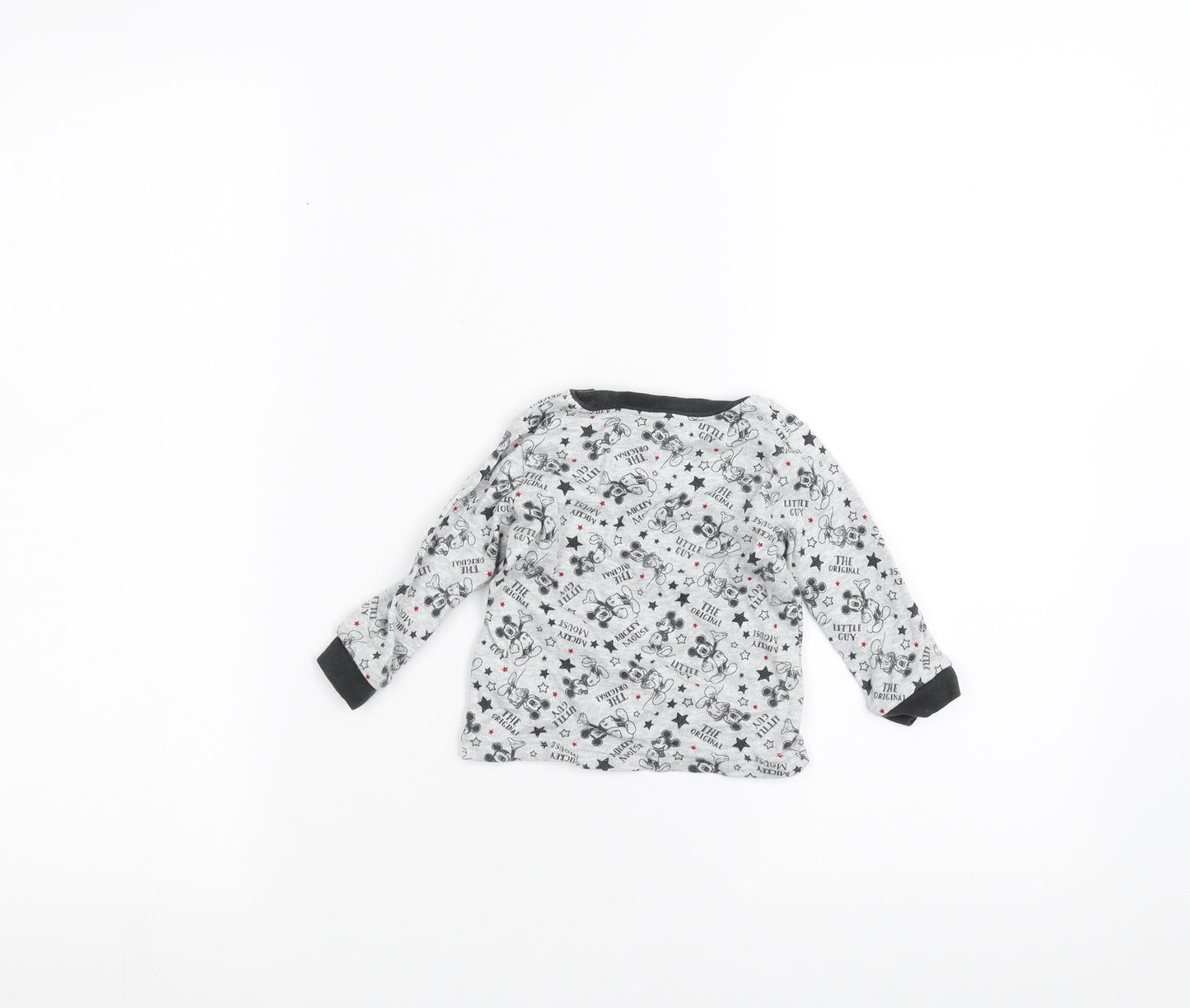 George Baby Grey   Basic T-Shirt Size 6-9 Months  - minnie mouse