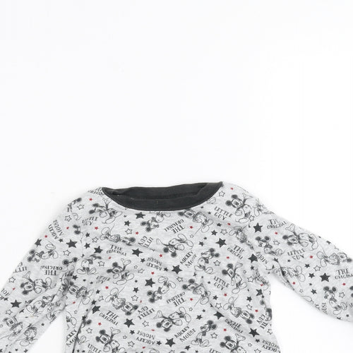 George Baby Grey   Basic T-Shirt Size 6-9 Months  - minnie mouse