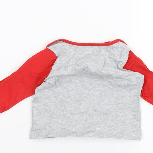 TU Baby Grey   Basic T-Shirt Size 6-9 Months
