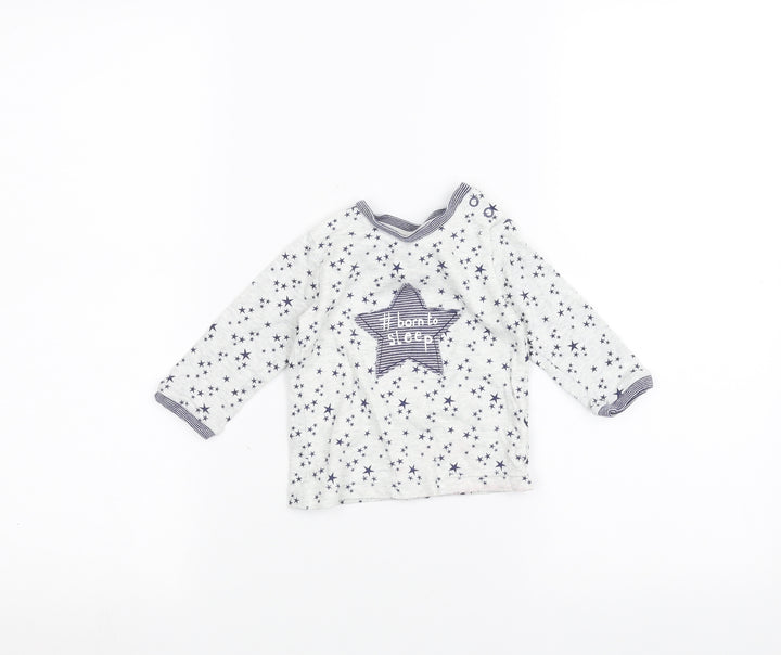 George Baby White   Basic T-Shirt Size 6-9 Months