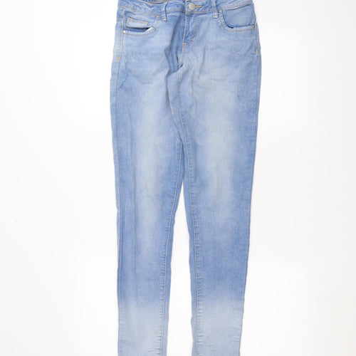 Denim & Co. Womens Blue  Denim Skinny Jeans Size 10