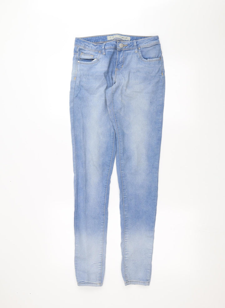 Denim & Co. Womens Blue Denim Skinny Jeans Size 10