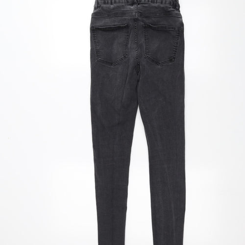 Denim & Co. Womens Black  Denim Skinny Jeans Size 10 L26 in